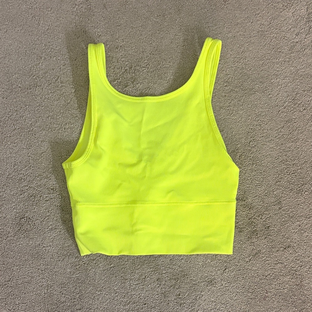 highlighter reversable lululemon tank